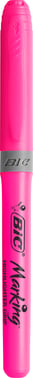 [4441421160] BIC overstregningspen Brite Liner Grip pink