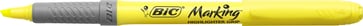 [4441421161] BIC overstregningspen Brite Liner Grip gul