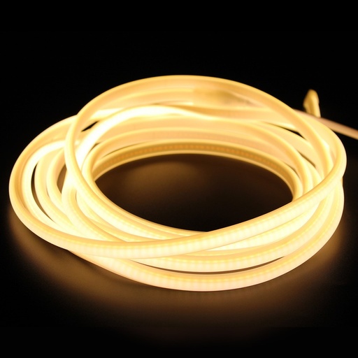 [12400-19138] Vandtæt Neon COB strip - 230V, IP67, 288 LED, 11,5W/m, kan klippes hver 10cm