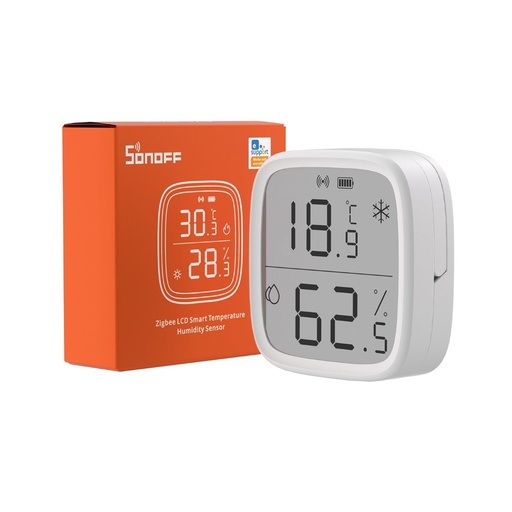 [H60379] ZigBee temperatur- og fugtighedssensor, -9,9-60°C / 0-95%RH