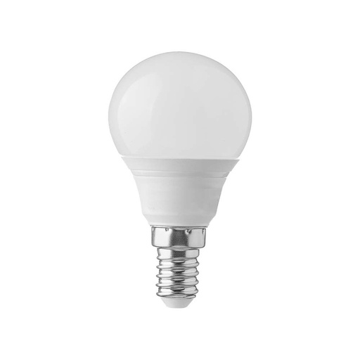 [25528-17380] 4,5W LED Pære i Plastik med E14 Fatning - 3000K, 470lm - Energibesparende belysning til dit hjem