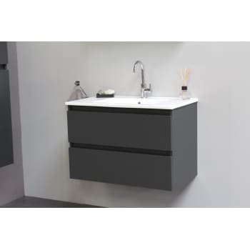 [786031052] Sanibell Online møbelsæt 81x46,5 cm mat antracit, leveres samlet
