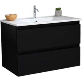 [786030051] Sanibell Online møbelsæt 81x46,5 cm matsort, leveres usamlet