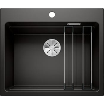 [930215602] BLANCO ETAGON 6 UXI køkkenvask 60x51 cm SILGRANIT® sort