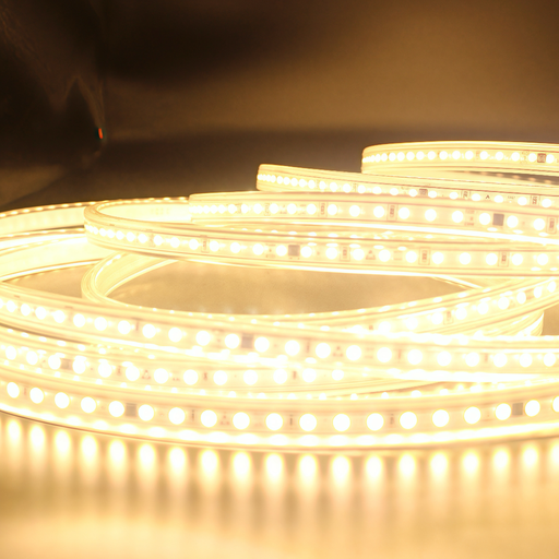 [29667-19164] 5 meter LED strip med høj farvegengivelseskvalitet X2 RA98 - 230V, IP67, 1000lm/m, 12W/m, kan klippes for hver 10cm