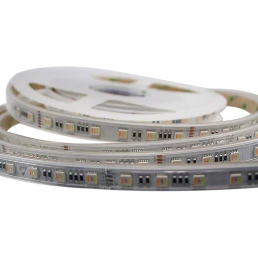 [25672-17499] 60 LED Stribe Lys 24W/m - CCT 3in1+RGB, IP65, 24V