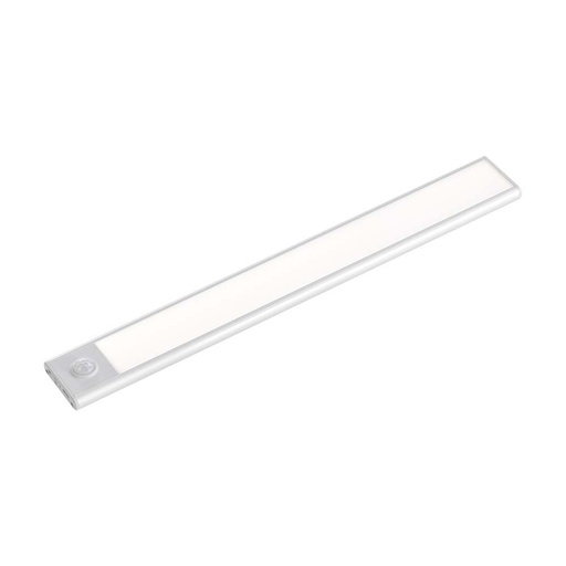 [25772-17573] LED Skabslys med PIR Sensor, 2.5W, 3000K, Sølv, Husdesign, IP20 - Ideelt til skabe og skuffer
