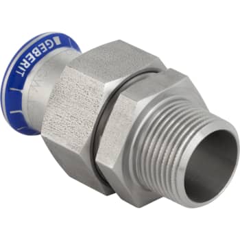 [034341035] 35mm x 1.1/4" union muf/nip Mapress RF/kromnikkel
