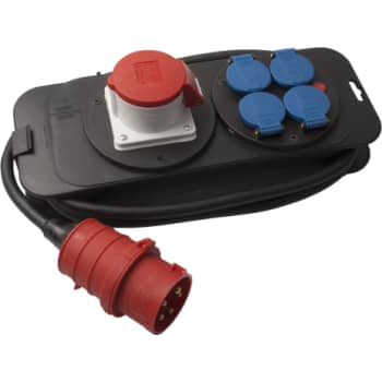 [9909000227] Kompaktforgrener 400V m/2,0m 4x230V