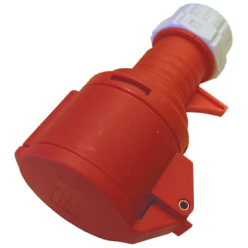 [9909000361] Cee  5 polet forlængerled 16A IP44 rød