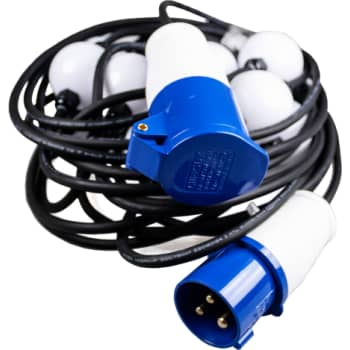 [991005912] Byggelyskæde 10x30W IP65 10 m