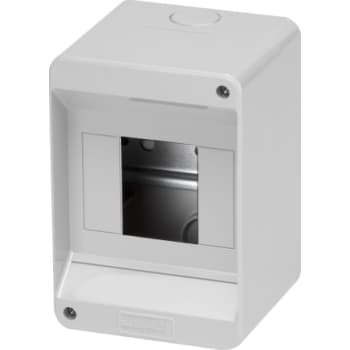 [4216400238] Gruppetavle 4 modul, grå uden Låge, IP40