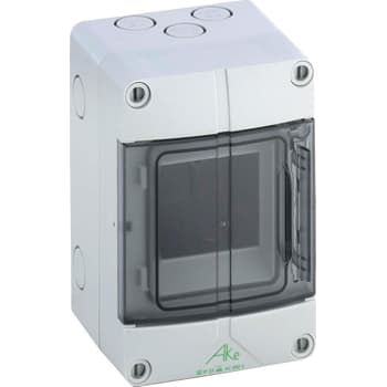 [4216911633] Gruppetavle AKe 03, 3 modul, med PE/N terminal, IP55