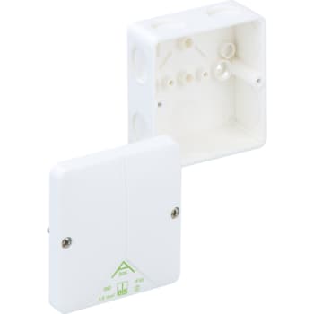 [4221110115] Forgreningsdåse Abox 040-L/w uden klemmer, 93x93x55 mm, hvid