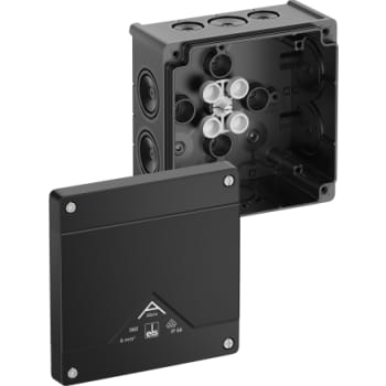[4221661143] Forgreningsdåse Abox 060mm -L/sw 127X127X70mm sort IP66