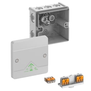 [4221661897] Forgreningsdåse Abox SLK-2,5mm2 87X87x52mm grå IP66