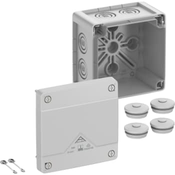 [4221664784] Forgreningsdåse Abox Pro 040-L 102X102X57mm grå IP66/IP67/IP69