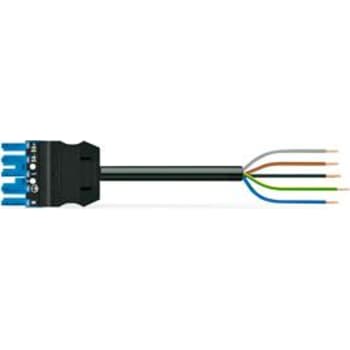 [4228174659] Tilslutningskabel 8M HF Eca Hunstik/fri ende blå
