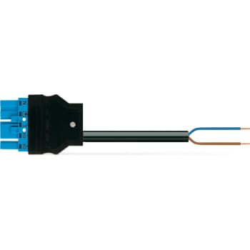 [4228261193] Tilslutningskabel 3M HF Eca Hanstik/fri ende blå