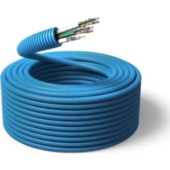 [4230024797] Flexrør 20mm med datakabel 2xC6 U/UTP og antennekabel 1xRG6T R100