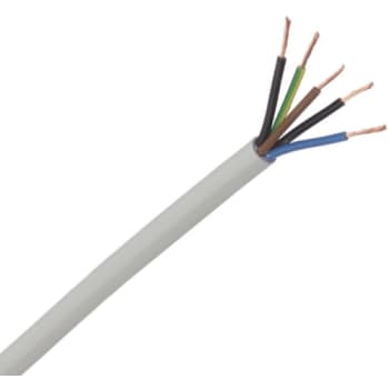 [4232500701] Ledning H05VV-F PKAJ 5G2,5 hvid S50