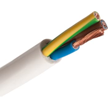 [4232500727] Ledning H05Z1Z1-F 4G1,5 HFFR hvid S100 (PKAJ)