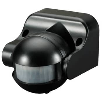 [6285700080] Sensor vægmonteret i sort 1200 watt, IP44