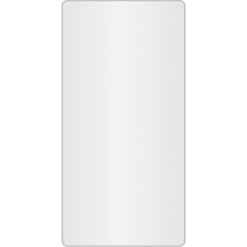 [930231042] Loevschall Refine spejl med ramme, børstet aluminium, 45x90 cm