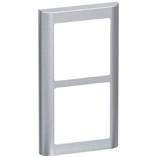 [1017056460] LK Fuga ramme SOFT 63 2x1m lodret - stålmetallic
