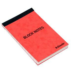 [4441421223] Notesblok 105x65mm linieret 50 ark
