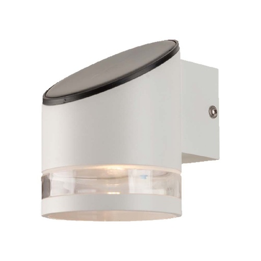 [26431-18134] Solcell Væglampe LED 3000K Hvid Hus IP54 - Energieffektiv udendørslampe til din have eller terrasse