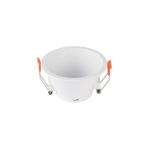 [24127-16701] Hvid downlight uden blænding, Ø9,3 cm, MR16 eller GU10 fatning