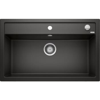 [930215593] BLANCO DALAGO 8 MX køkkenvask 81,5x51 cm SILGRANIT® sort