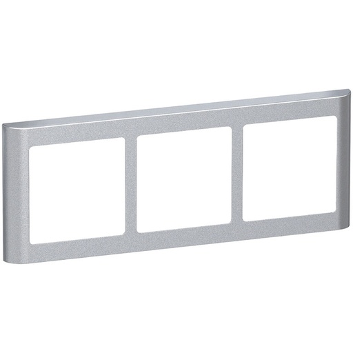 [1017056622] LK Fuga ramme SOFT 63 3x1m vandret - stålmetallic