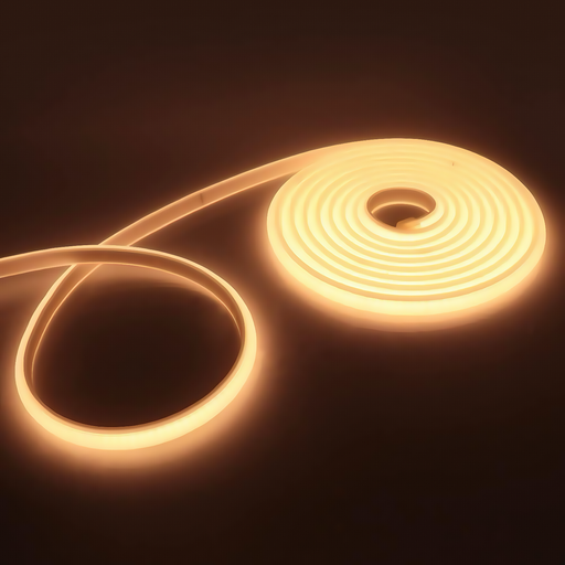 [30083-19097] 5 meter Neon COB-LED strip med 24V, 9,5W/m, IP67, 280 LED pr. meter, RA90