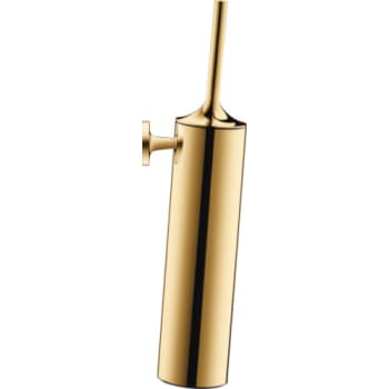 [778445165] Duravit Starck T toiletbørste i poleret guld, 80x80x435 mm