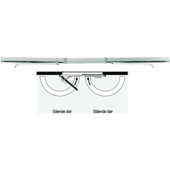 [894057520] dormakaba Glideskinne G-GSR/VK sølv