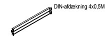 [7812362298] DIN-afdækning 4x0,5M