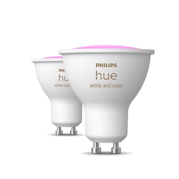 Philips Hue White and color ambiance GU10 4.2W 400 lumen 2-pak