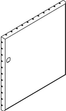 [7812351746] Tabula låge bredde 2M højde  8M grå