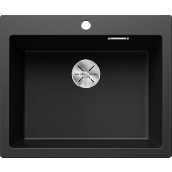 [930227519] BLANCO PLEON 6-F UXI køkkenvask 60,5 x 50 cm SILGRANIT® sort