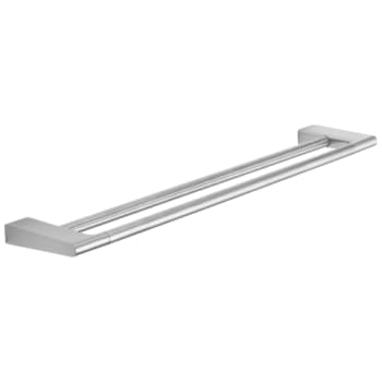 [775712215] Håndklædestang, dobbelt, 610 mm, børstet stål