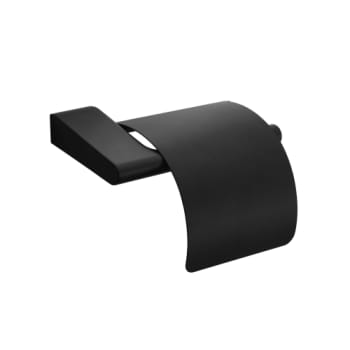 [776478131] Toiletpapirholder m/frontplade, mat sort