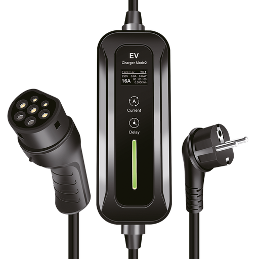 [H62721] Mobil EV ladestation, CEE 7/7 til Type 2 - 3,7kW (5m)