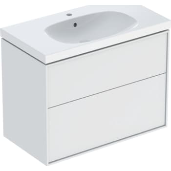 [780177250] Ifö Sense Art sæt 2 skuffer 88.8x68.2x48.2cm, vask 90cm hvid/mat