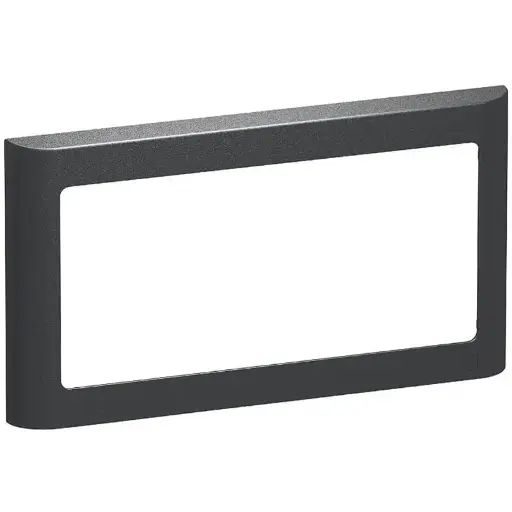 [1017056758] LK Fuga ramme SOFT 63 2m vandret - koksgrå