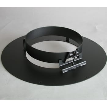 [317679651] Metalbestos skorsten uØ 250mm loftkrave med styr 25°, sort