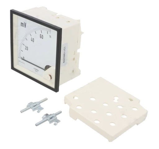 [H62705] Analog DC spænding-panelmeter - 0-75mV Klasse 1.5 (96x96mm)