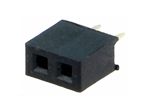 [H42285] Enkelt-række Pin header - Han/hun, 2mm, 1x2 ben