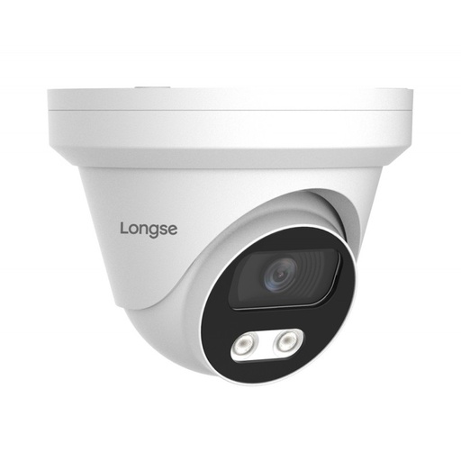 [H51853] IP Dome netværkskamera - 8MP, 40m IR+hvid lys, PoE (IP67)